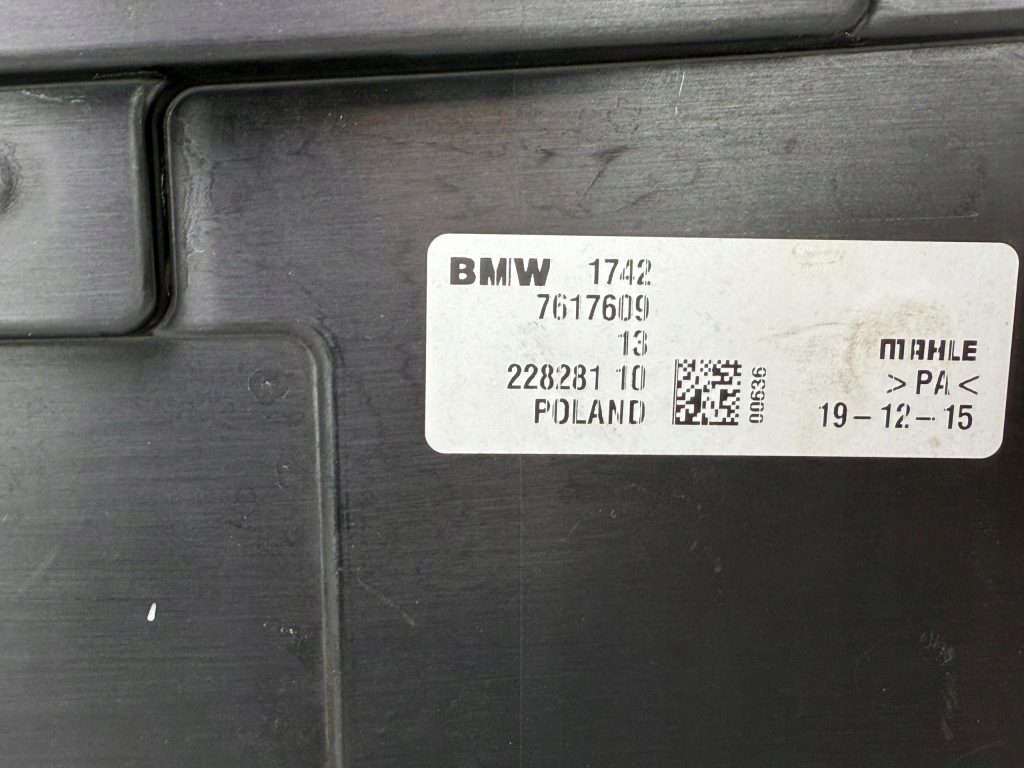 Bmw F45 F40 F44 F39 F48 Mini F54 F55 F56 F57 F60 Wentylator 7617609 — zdjęcie 4