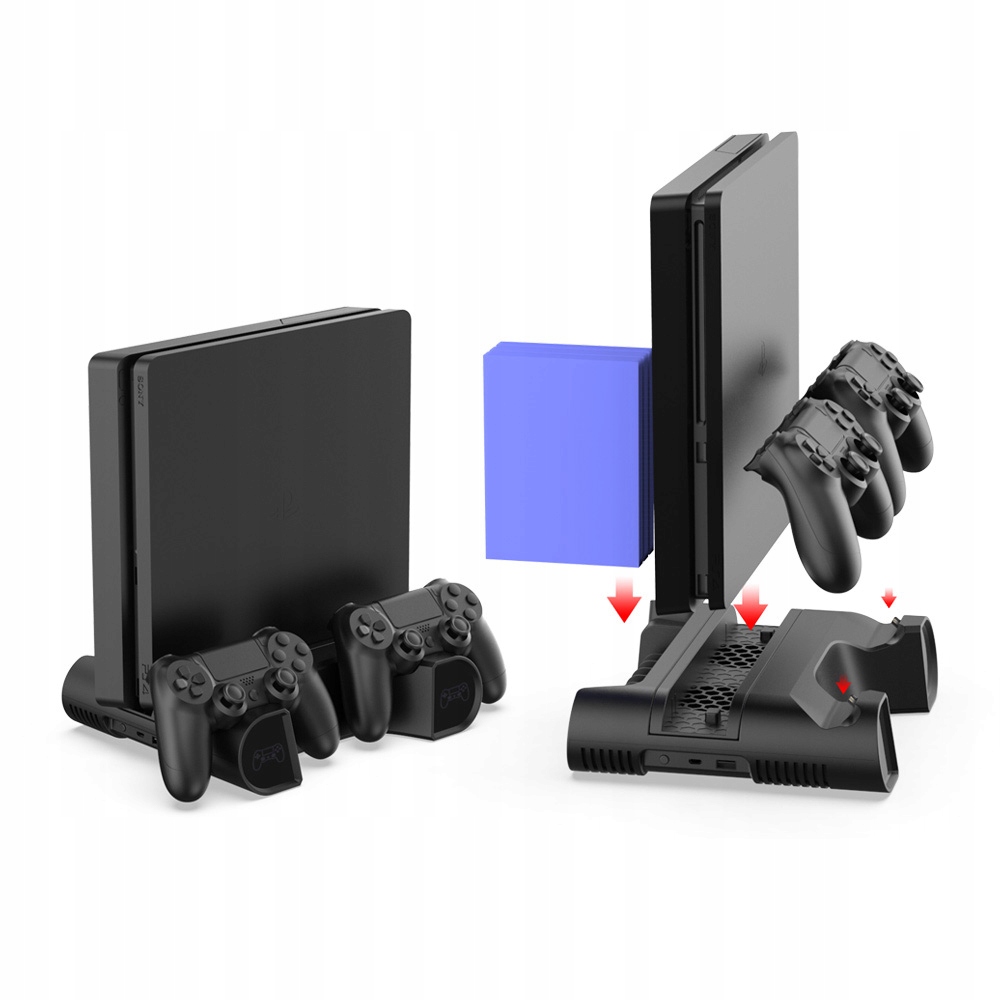 Zdjęcie okazji: 🎮🔥 Ładowarka i Chłodzenie 3w1 PS4 Slim & Pro - MEGA Okazja!