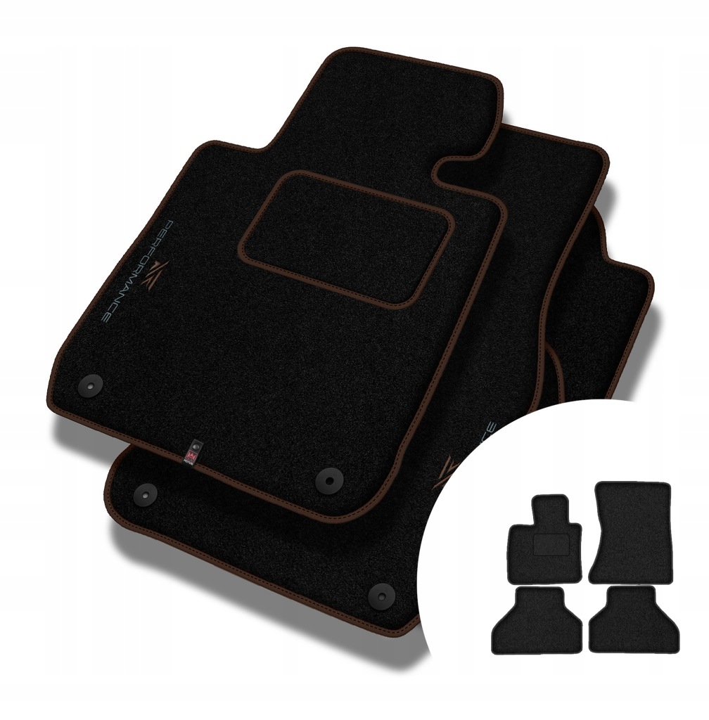 Velurové koberce Performance pro Bmw X5 E70 2006-2013