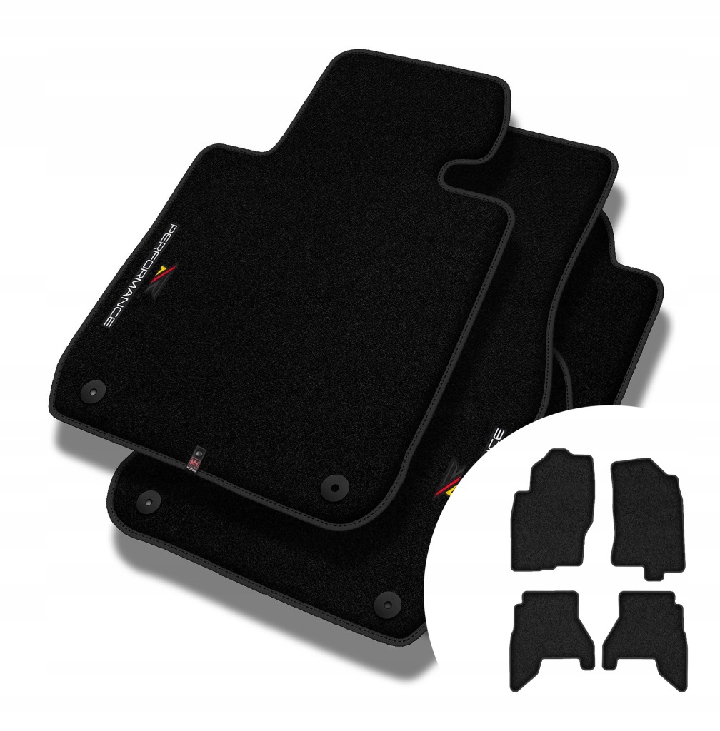 Velurové koberce Performance pro Nissan Pathfinder III R51 2010-2014 po lif