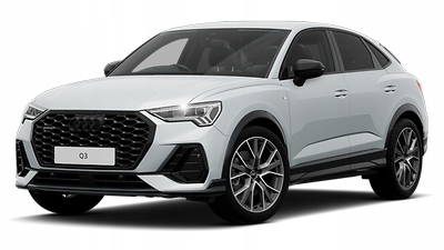 Fólie Ppf na vnější stranu Audi Q3, sada na sloupky B/c, světlomety