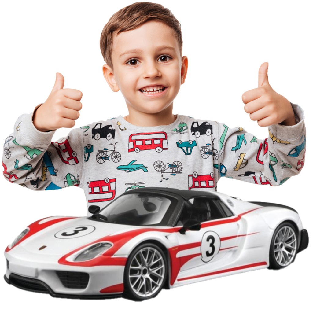 Bburago Porsche Auto Race 918 Weissach 1:24