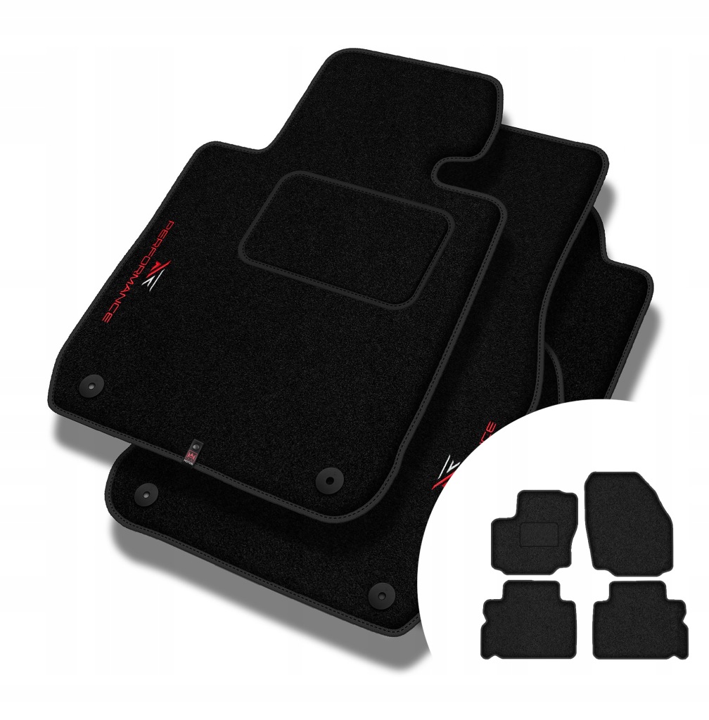 Velurové koberce Performance pro Ford Galaxy II 2006-2015