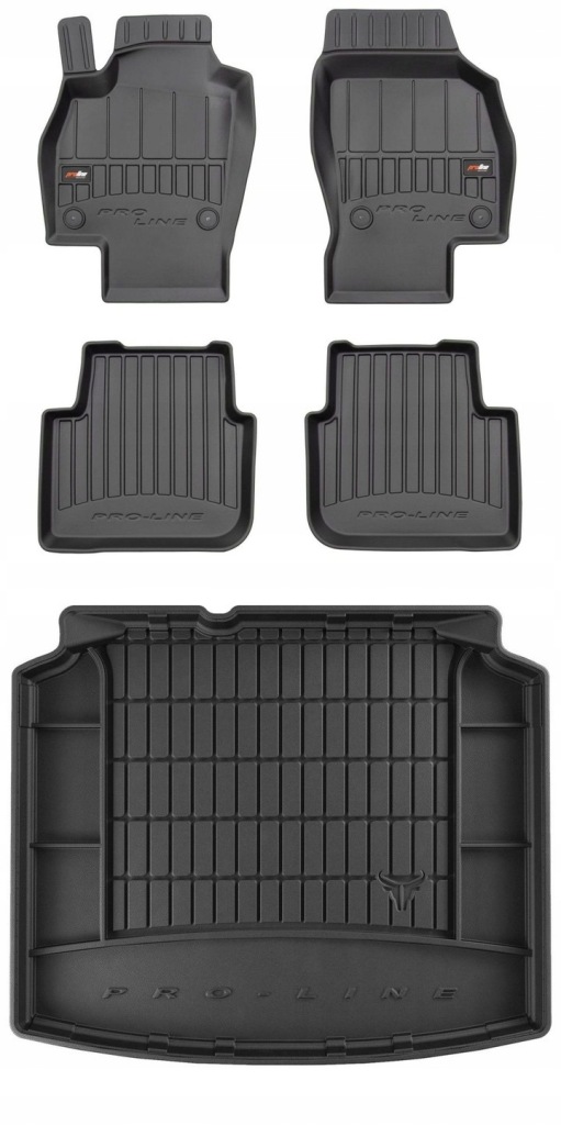 Set 3D gumové rohože Škoda Scala Hb od roku 2019