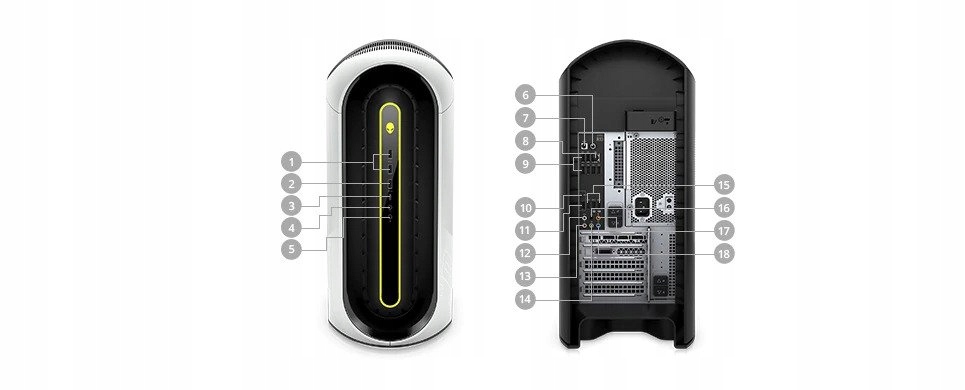 Alienware Aurora R10 AMD Ryzen 7 5800X 32GB 512SSD RTX 3060 z 12GB Win11