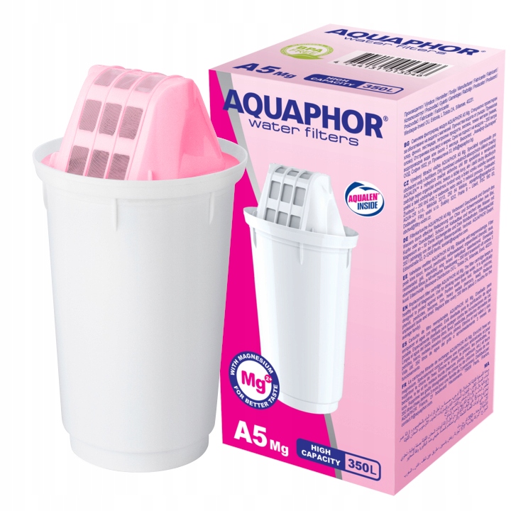 6 x Filtrační Vložka Aquaphor A5 Mg Hořčík Do 350L