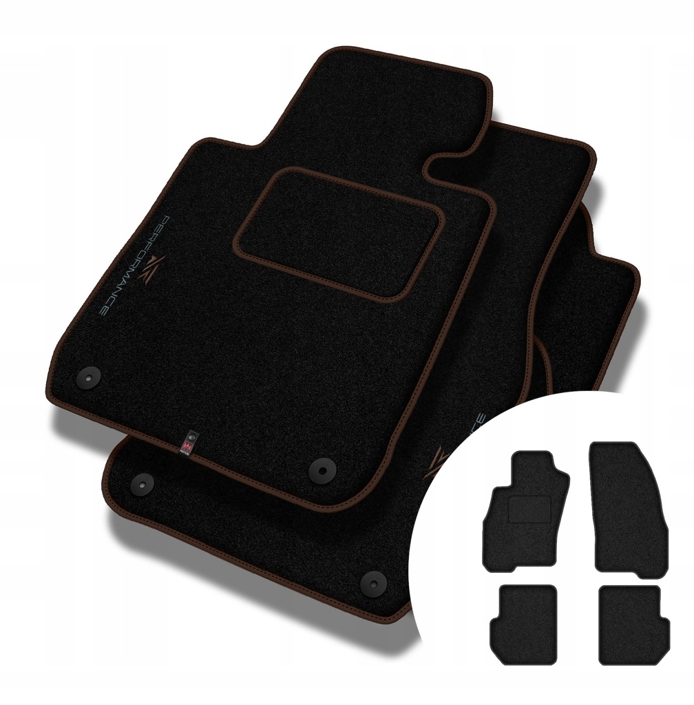 Velurové koberce Performance pro Fiat Punto Evo 2009-2012