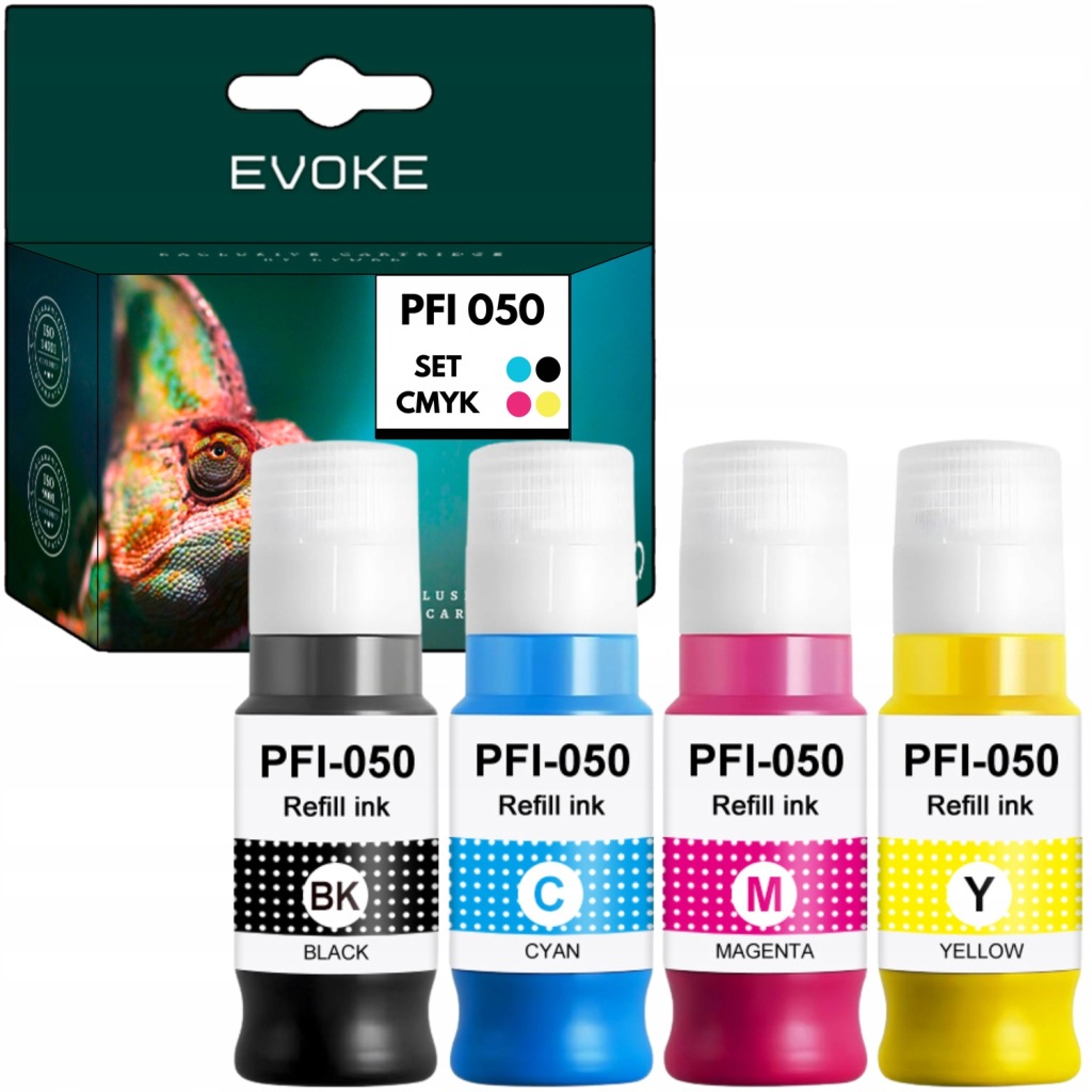 Inkoust pro tiskárnu Canon PFI-050 image Prograf TC20 TC20M Sada PFI050