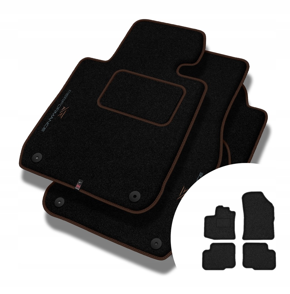 Velurové koberce Performance pro Dacia Lodgy 2012-2020 5 osob