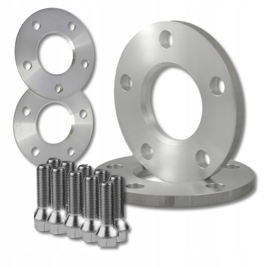 Sada Distance Šrouby 5x98 58,1 5 mm stříbrná M12x1,25 Vzdálenost Dystom
