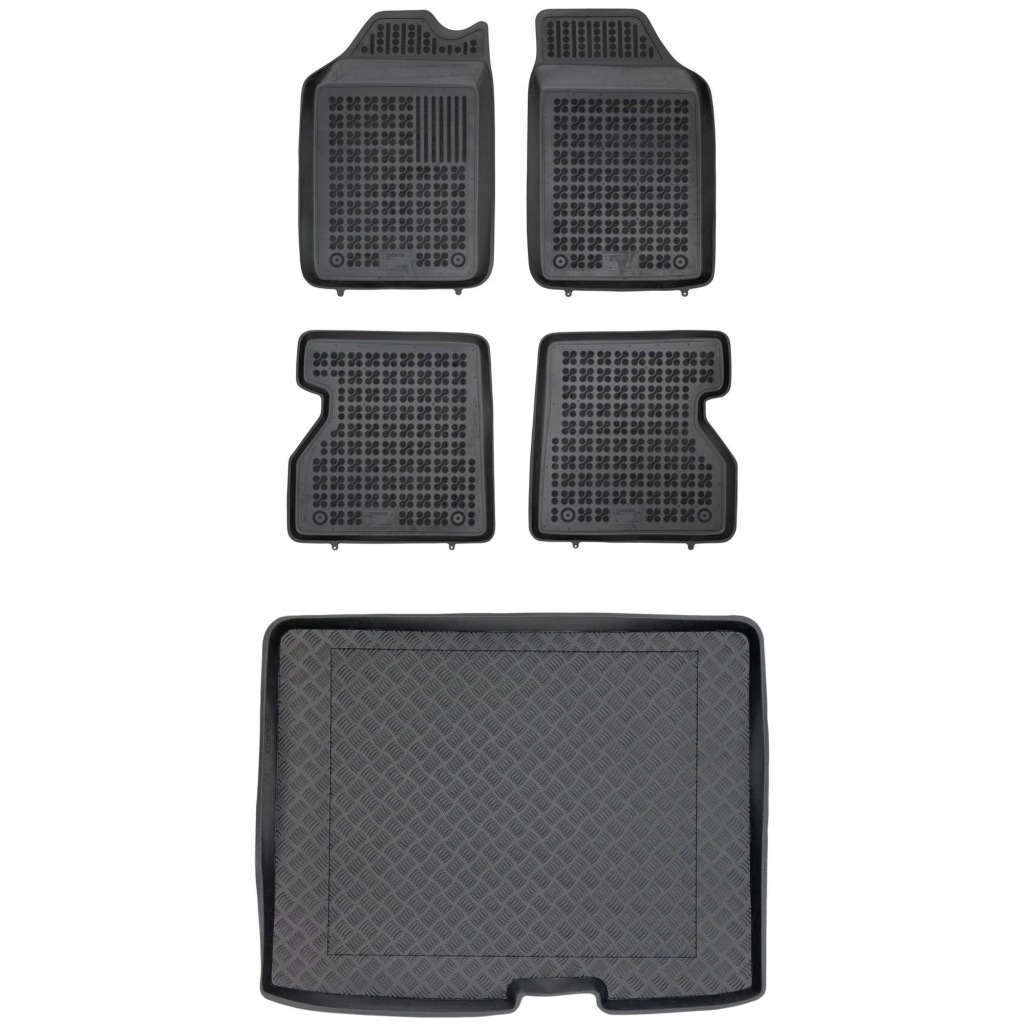 Sada koberců a rohoží Renault Kangoo I 1998-2008 5 osob, boční dveře,
