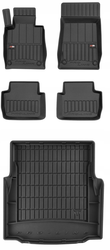 Set 3D Gumové rohože a rohože Bmw řady 3 E46 Sedan 1998-2005