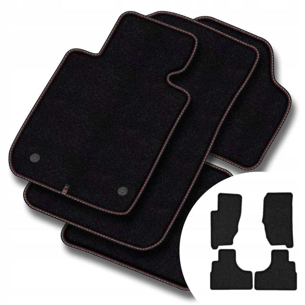 Velurové koberce Premium pro Jeep Cherokee III (kj) 2001-2007