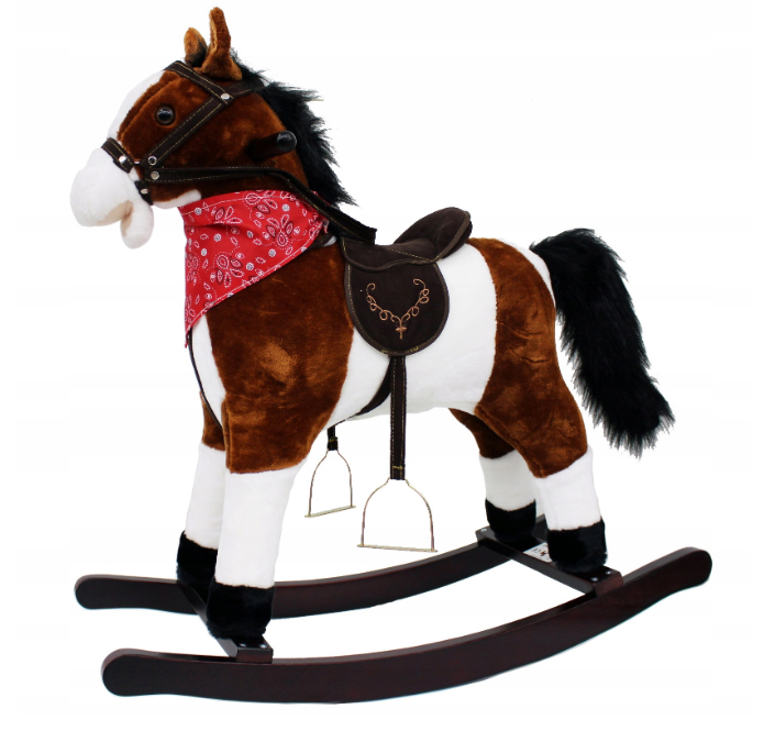 Zpívající Houpací Kůň 74 cm Velký Houpací Koník Start Baby