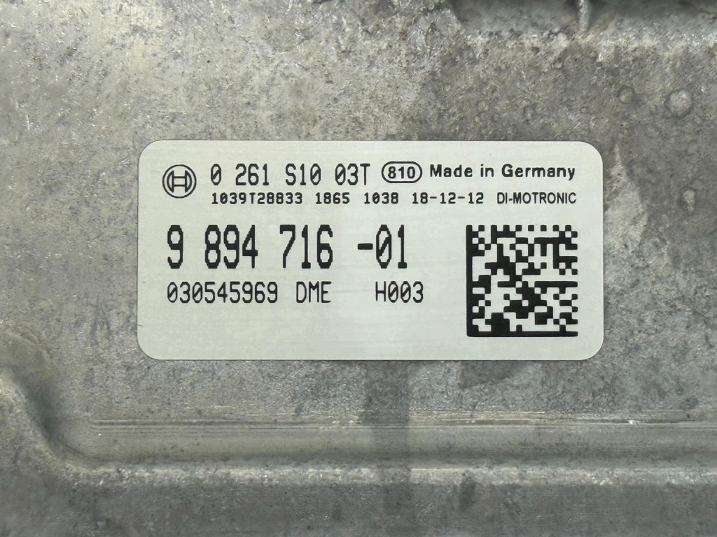 BMW F44 G01 G02 G05 G20 Komputer Sterownik Silnika DME 84T0 OE 9798769 — zdjęcie 4