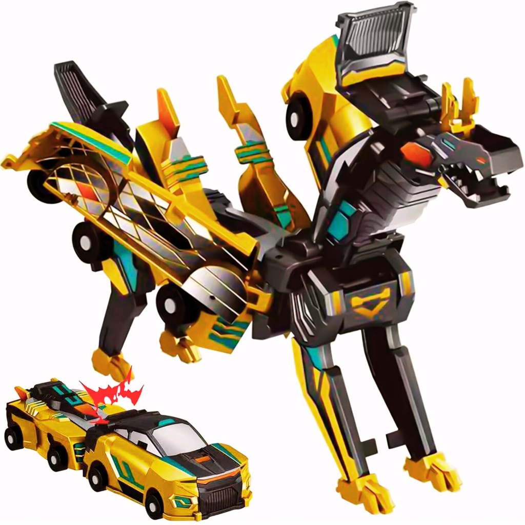 Hračky pro děti Chlapce Vozidla Magnetický robot 2v1 Sada na Dárek