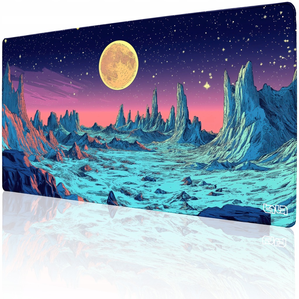 XXL Podložka Pod Myš Cosmic Horizon 100x50 Tilt Odolná velká XL