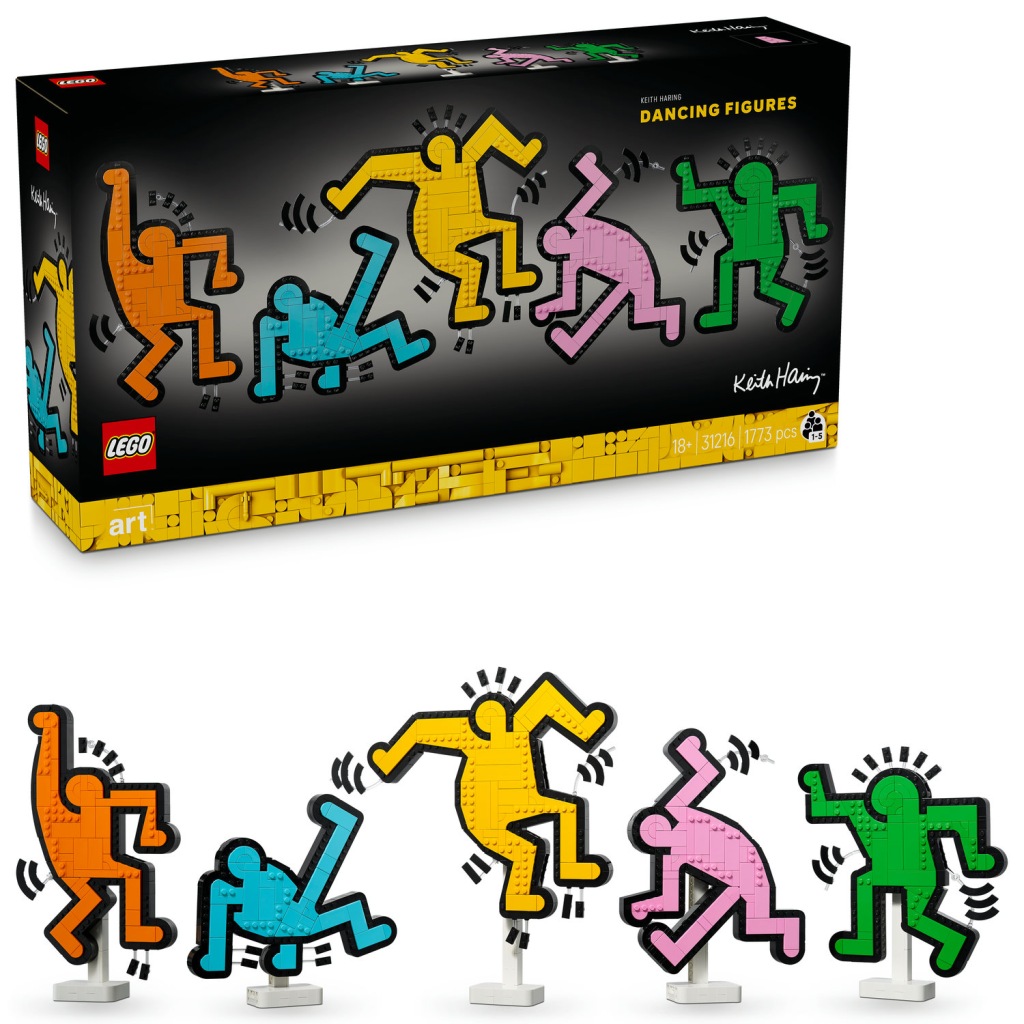 Lego Art 31216 Keith Haring – Tančící postavy