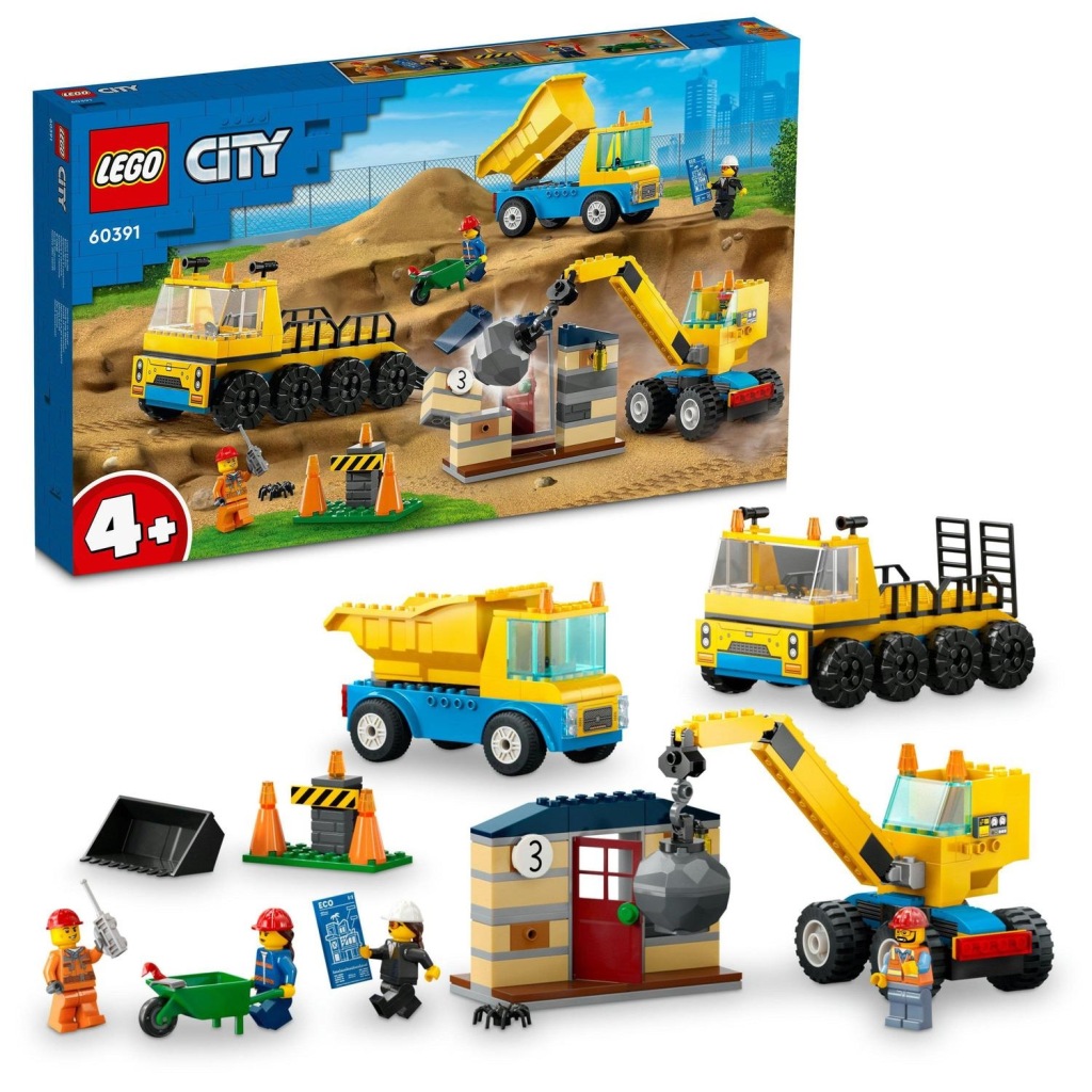 Lego City 60391 Vozidla ze stavby a demoliční koule