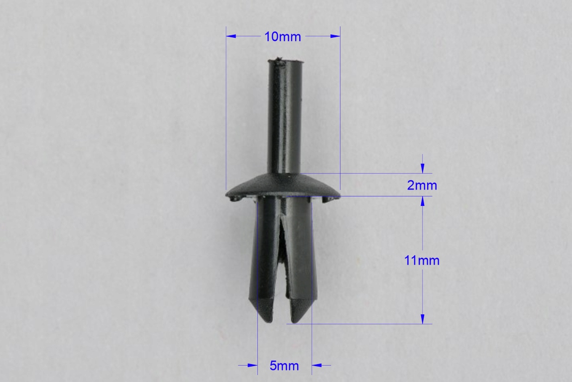 Clip pin 5mm wheel arch covers cover . bmw 1 e81 f20 3 e46 e90 f30