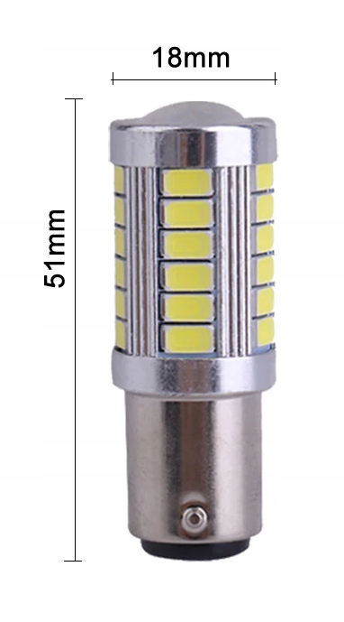 Ampoule P21W BA15S 33 Leds 5630 9 à 30 volts - Led-effect