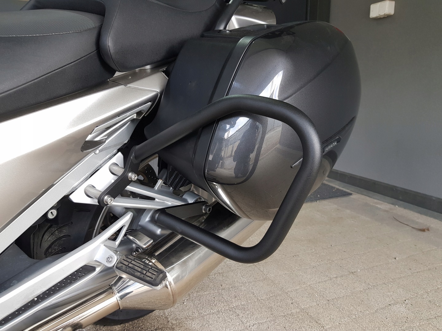 CRASH BAR FRONT REAR YAMAHA FJR 1300 BLACK MAT 06 12