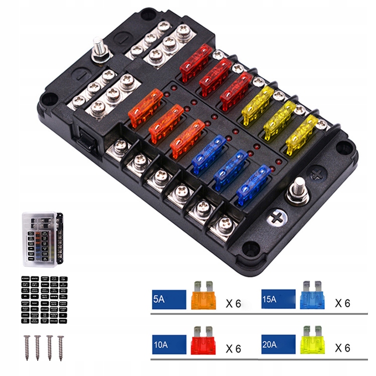 Box socket casing fuse from led 12v - Easy Online Shopping ❱ XDALYS