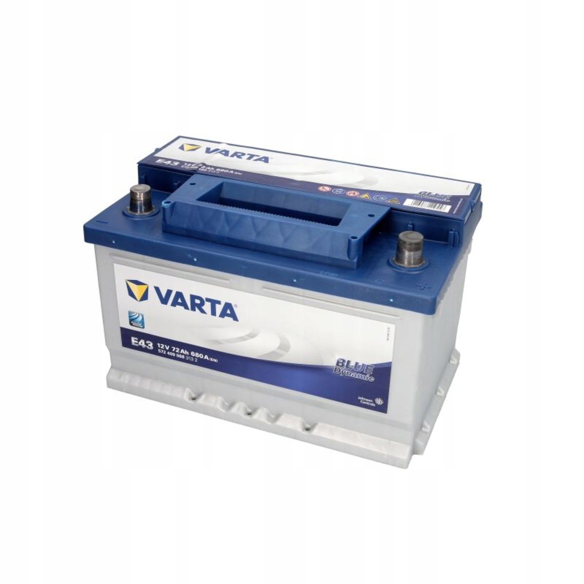 battery varta blue dynamic e43 12v 72ah 680a