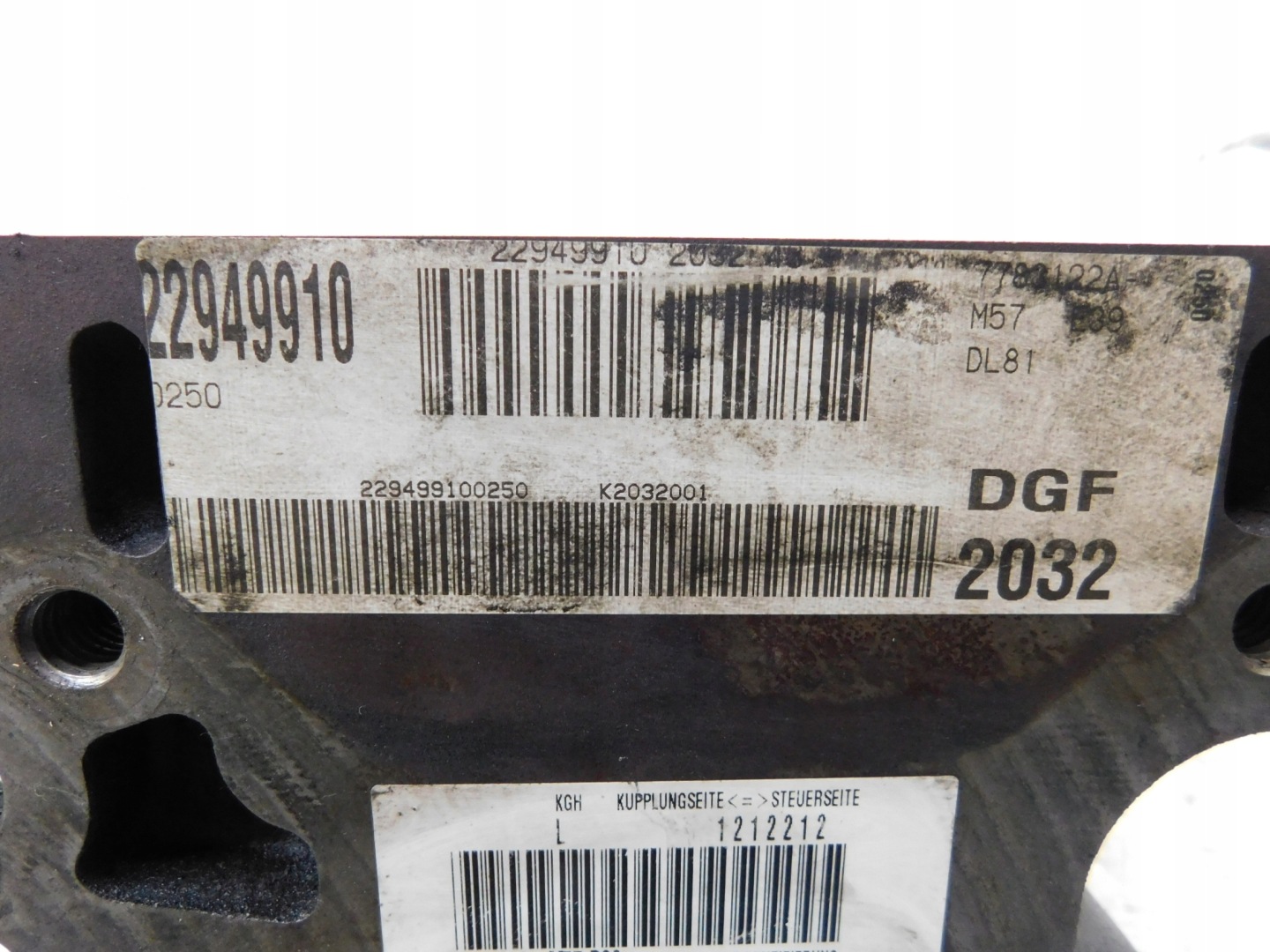 Dół двигателя блок вал поршень bmw e46 e39 e38 e53 3.0d m57 306d1 184/193 с разбора