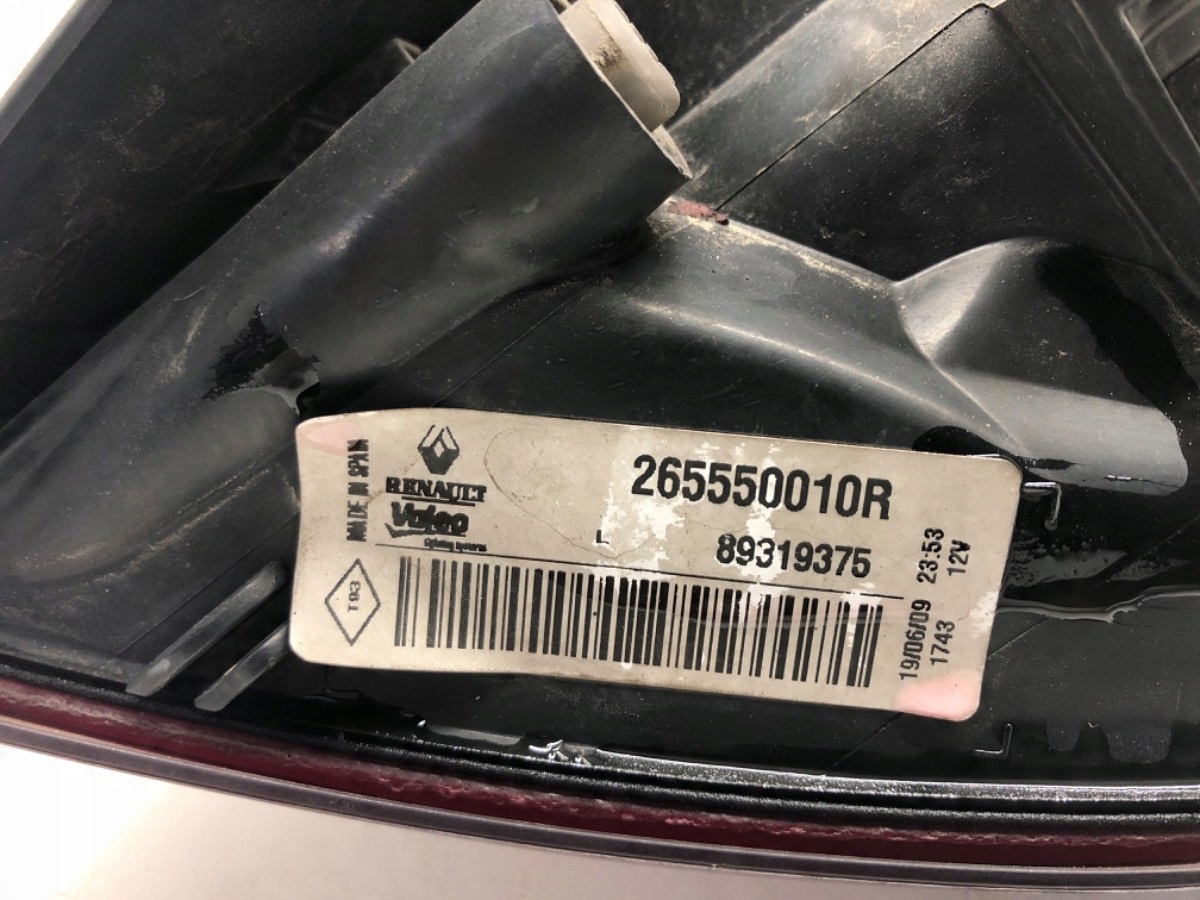 Zibintas kairys galinis renault megane iii 265550010r pigu