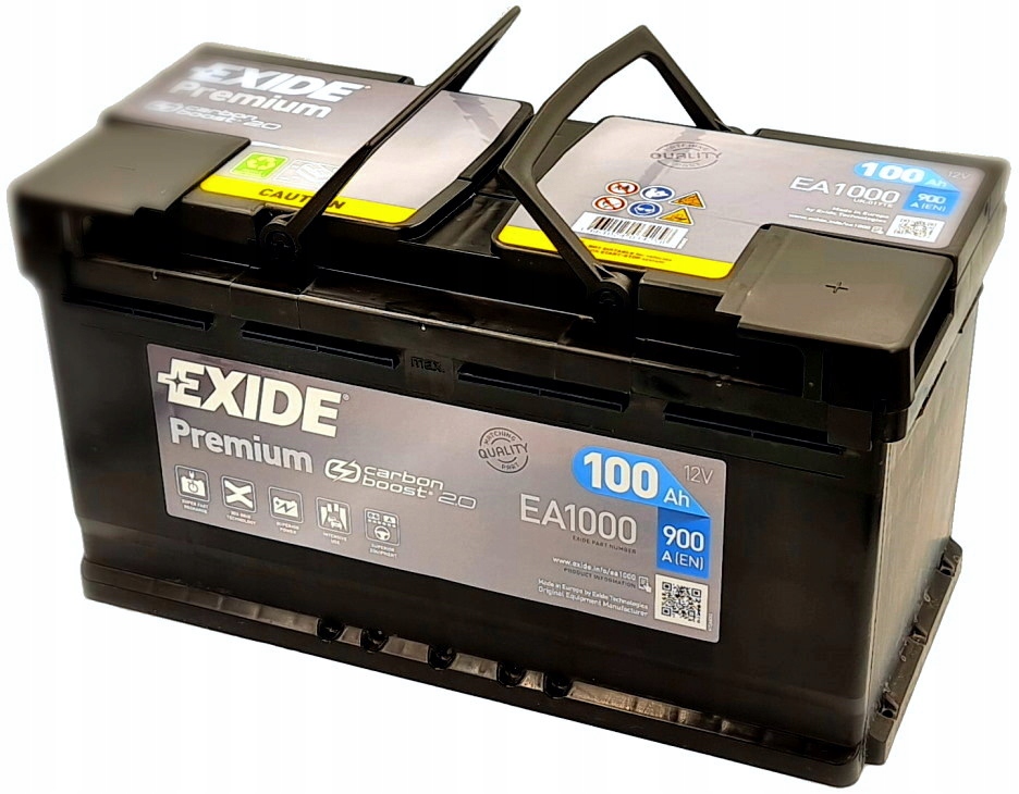 Batterie Exide Premium EA1000 12v 100AH 900A L5D