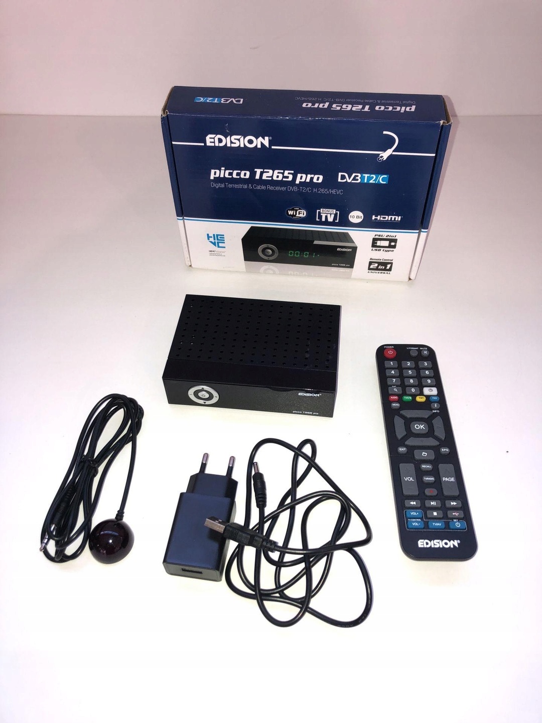 EDISION Picco T265 Pro Digital Terrestrial and Cable Receiver