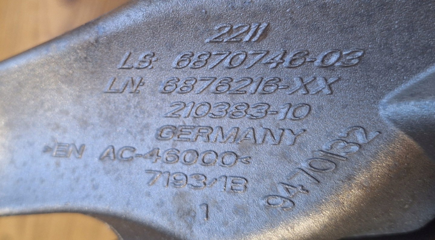 Bmw g30 g31 g32 g12 g14 g15 g01 g05 g06 g07 підпора двигуна правий b58 4x4 з доставкою