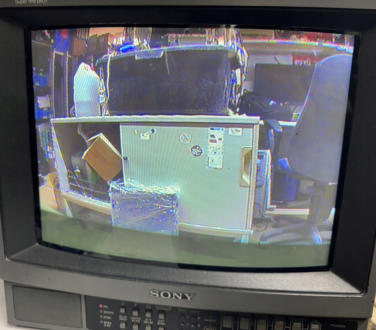 Профессиональный монитор crt красочный sony trinitron pvm-1444qm