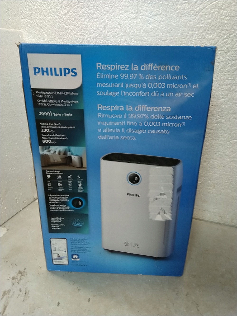 Purificateur d'air et humidificateur Philips AC2729/10 