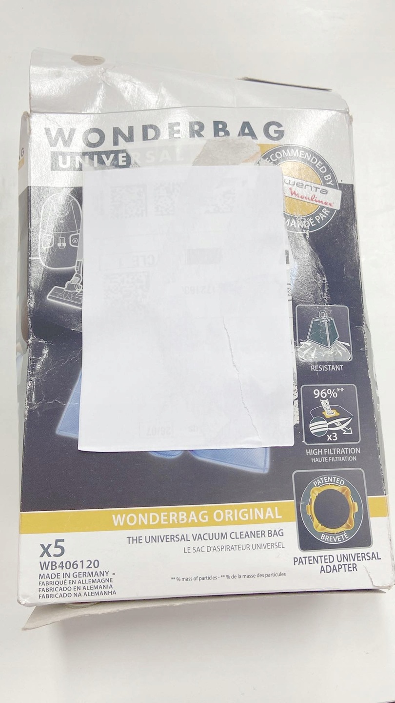 Wonderbag Universal Original Sacs pour aspirateur WB406120