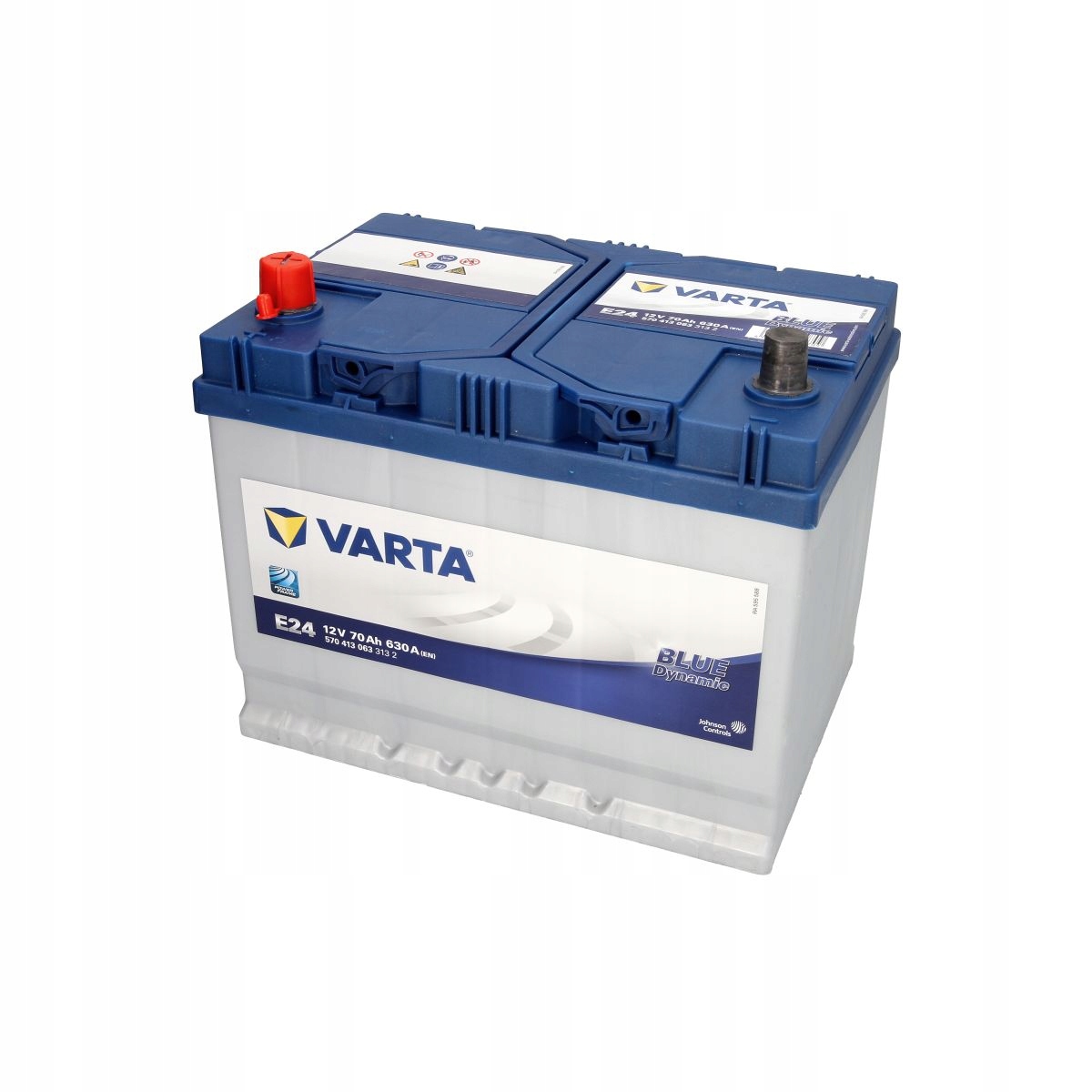 Batterie Voiture Varta E23 Blue Dynamic 12V 70Ah 630A