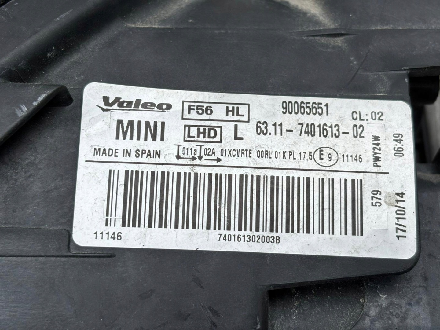 Mini f55 f57 f54 фара  левая передний полный лед  eu. 14- 90065651 лучшего качества