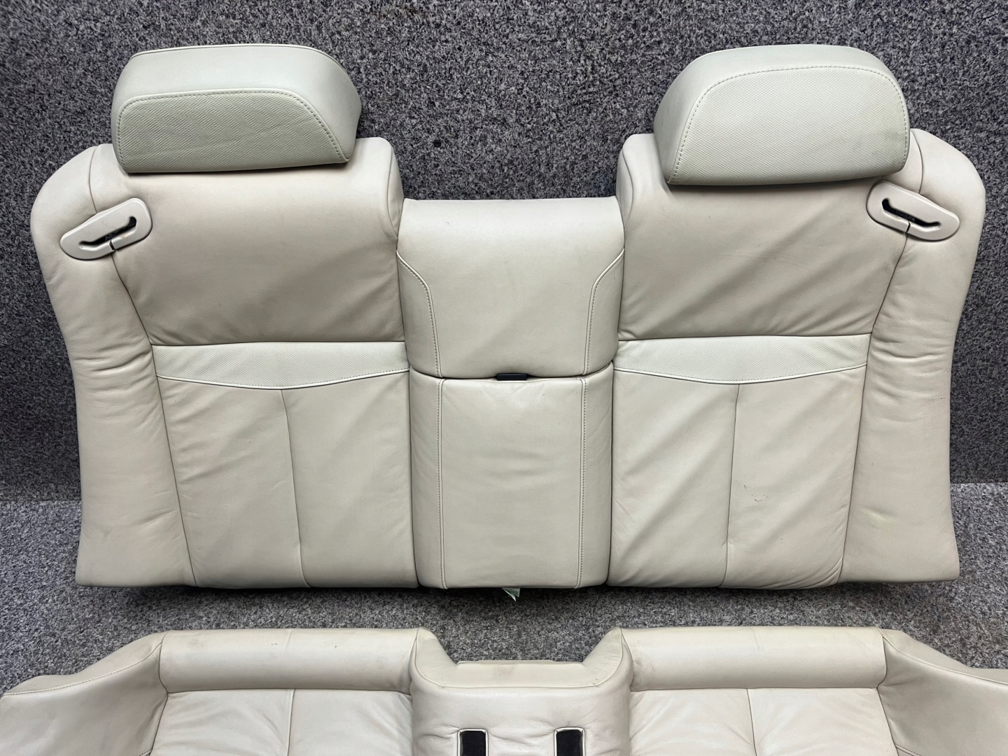 цена Диван задняя зад кожа creambeige кремовый bmw e63 красивая org