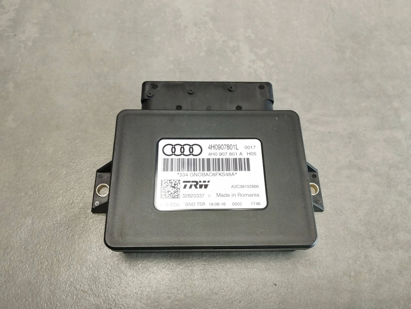 Audi A6 C7 4G HANDBRAKE MODULE 4H0907801L 4H0907801A