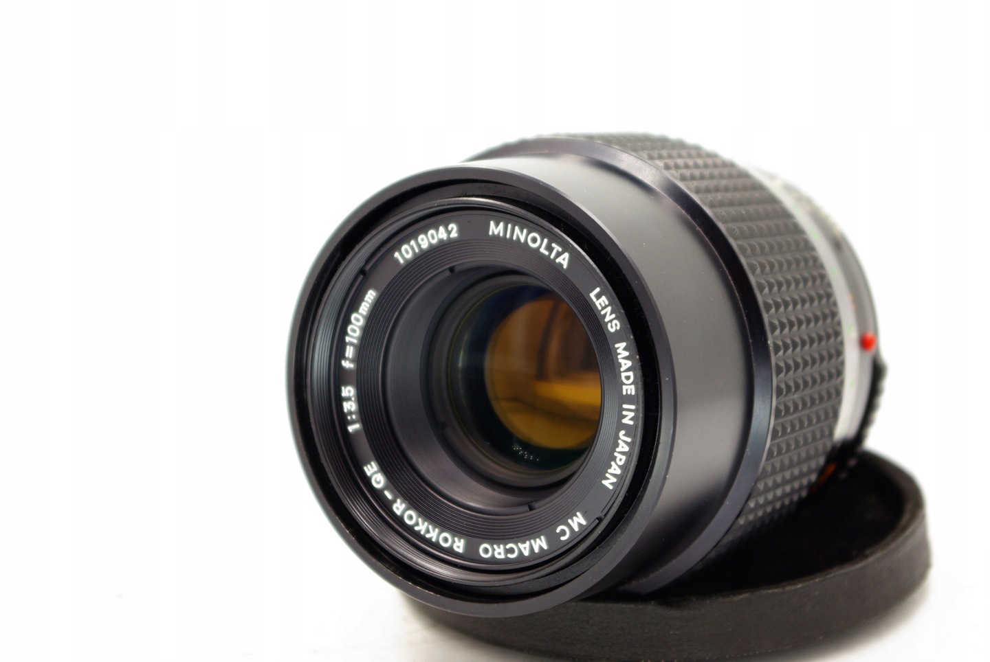 レンズ(単焦点) MINOLTA MC MACRO ROKKOR-QE 100mm F3.5 Minolta mc macro rokkor-qe 100mm 1:3.5 конвертер minolta как новый