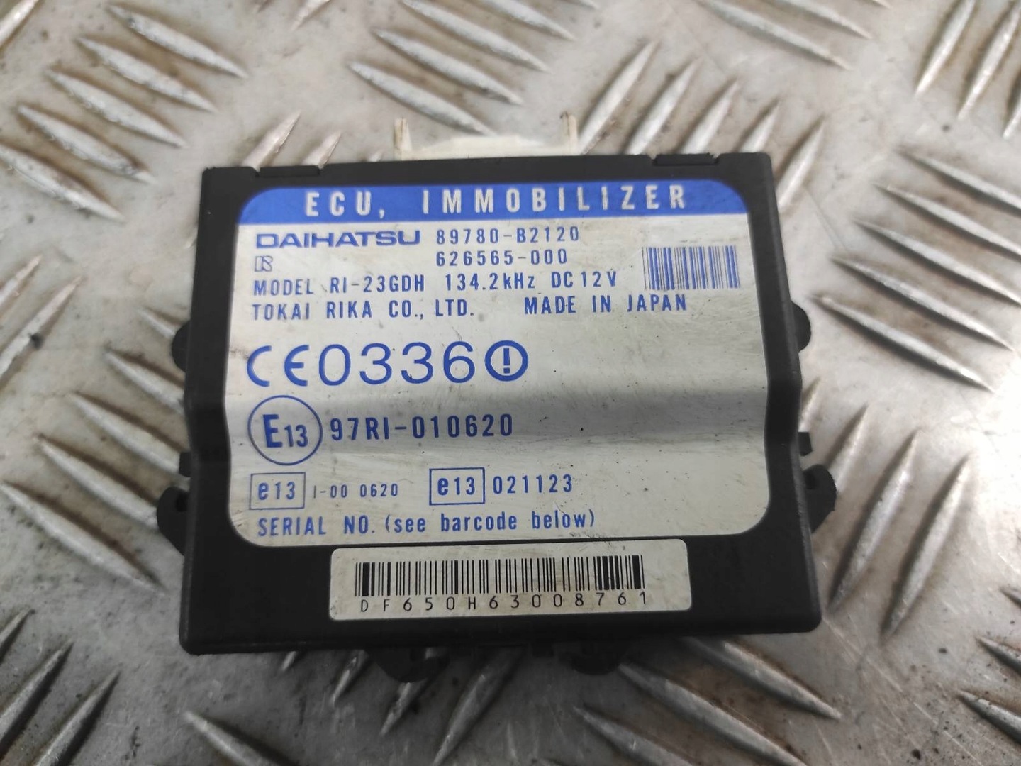 Starter ignition set daihatsu cuore vi 1.0 89560-b2191 - low