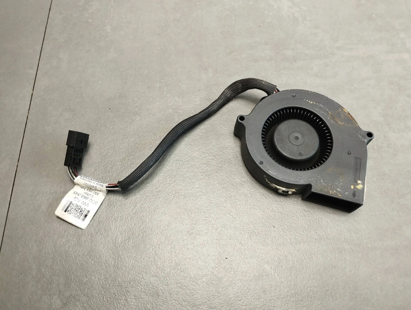 Skoda Superb 3V SEAT BLOWER 3G0963345