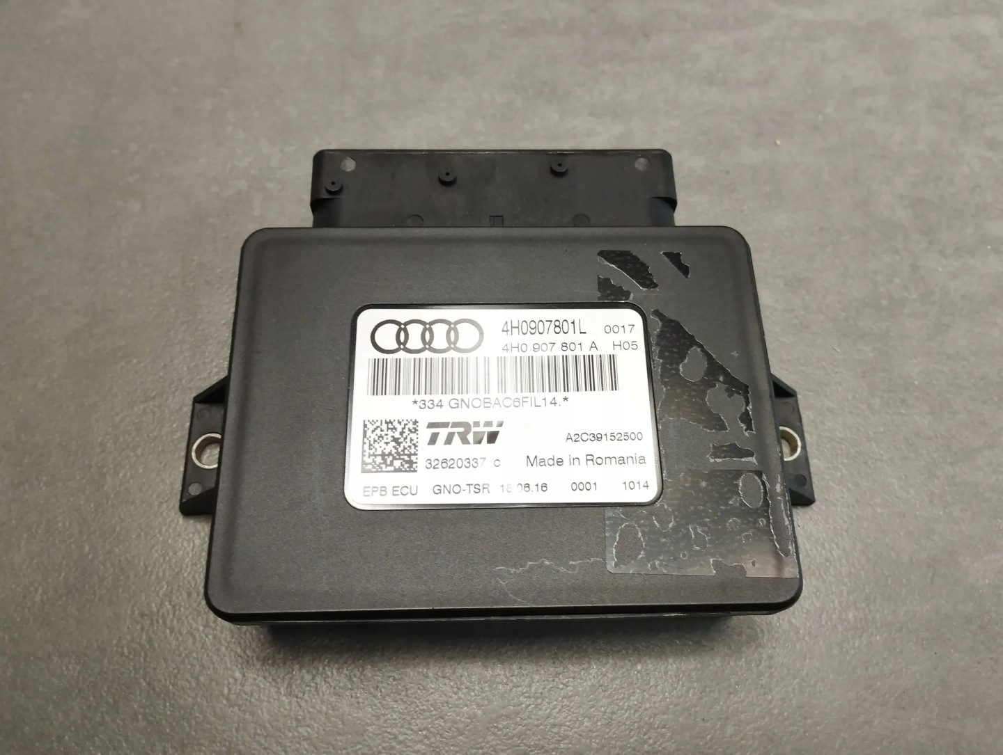 Audi A6 C7 4G HANDBRAKE MODULE 4H0907801L 4H0907801A