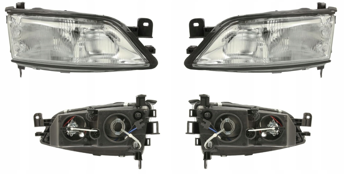 Set VW Polo 6N2 headlights left + right 99-01 H7/H1 for electric