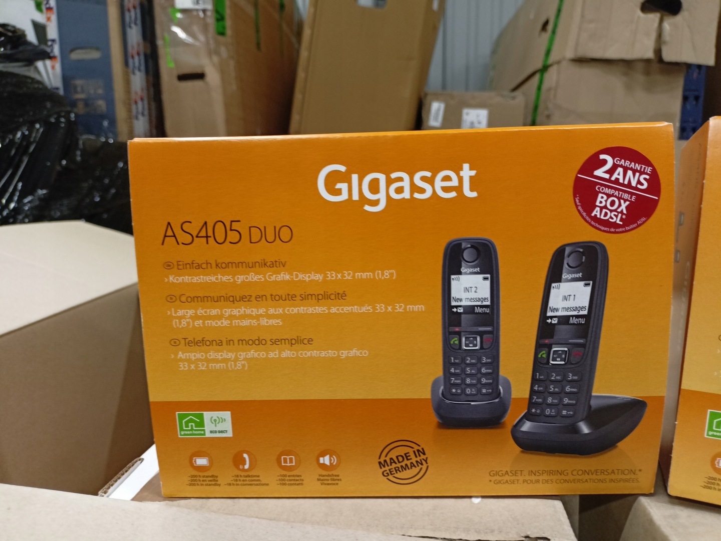 Телефон стационарный gigaset as405 duo недорого ➤➤➤ Интернет