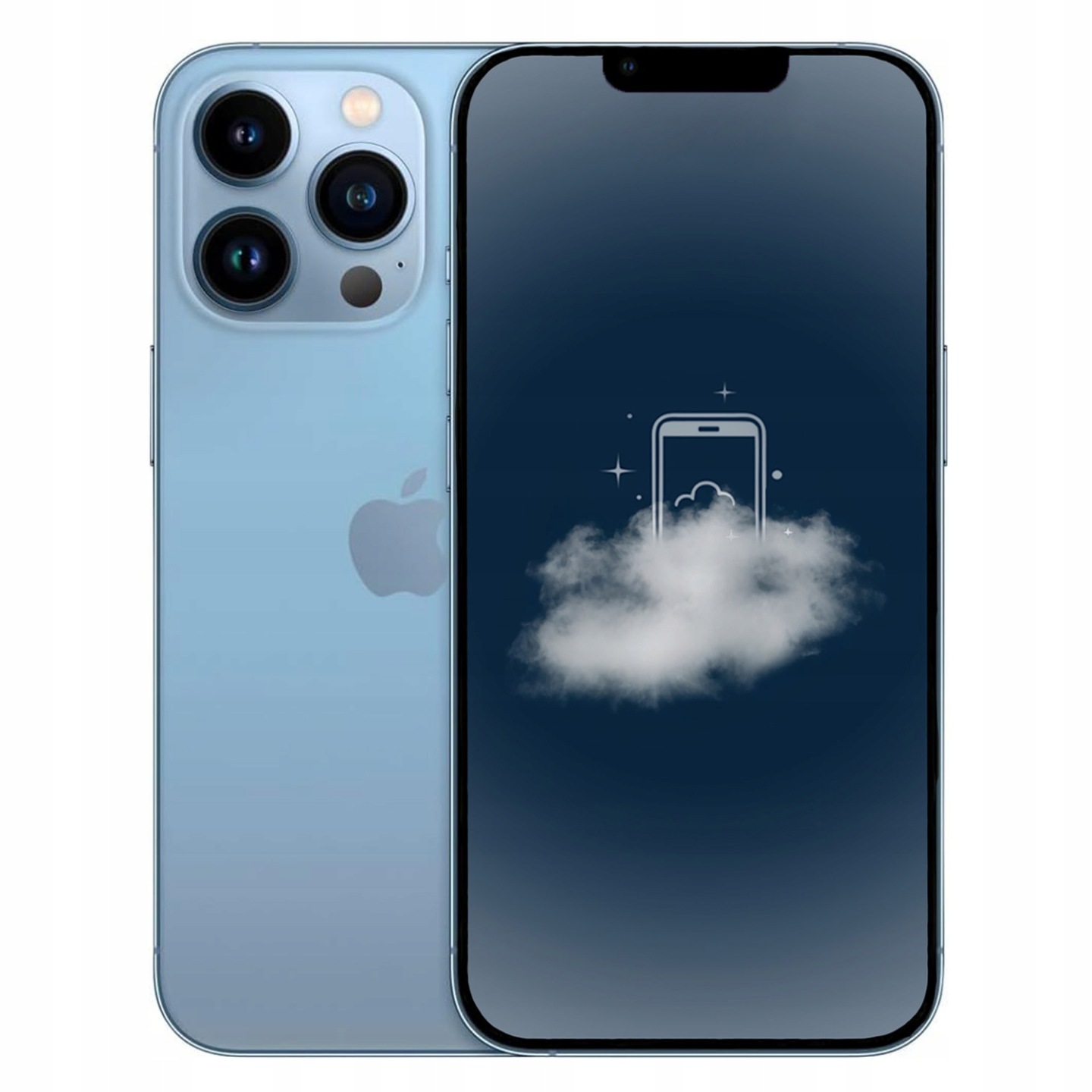 New smartphone apple iphone 13 pro max 256gb sierra blue blue