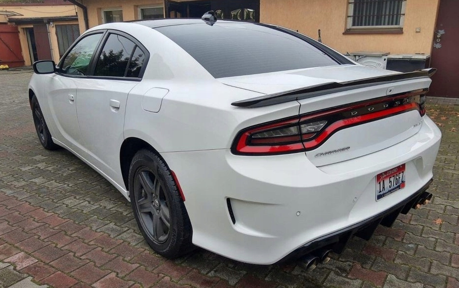 Купить Спойлер крышка на крышку dodge charger srt адская кошка 15-23 черный блеск с absu