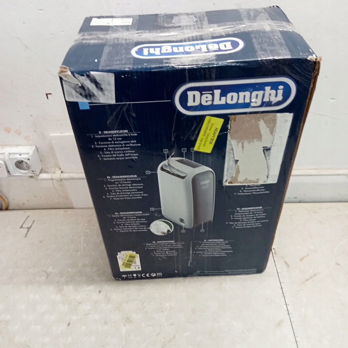 Deshumidificador DELONGHI DNS65 520W 2.8L