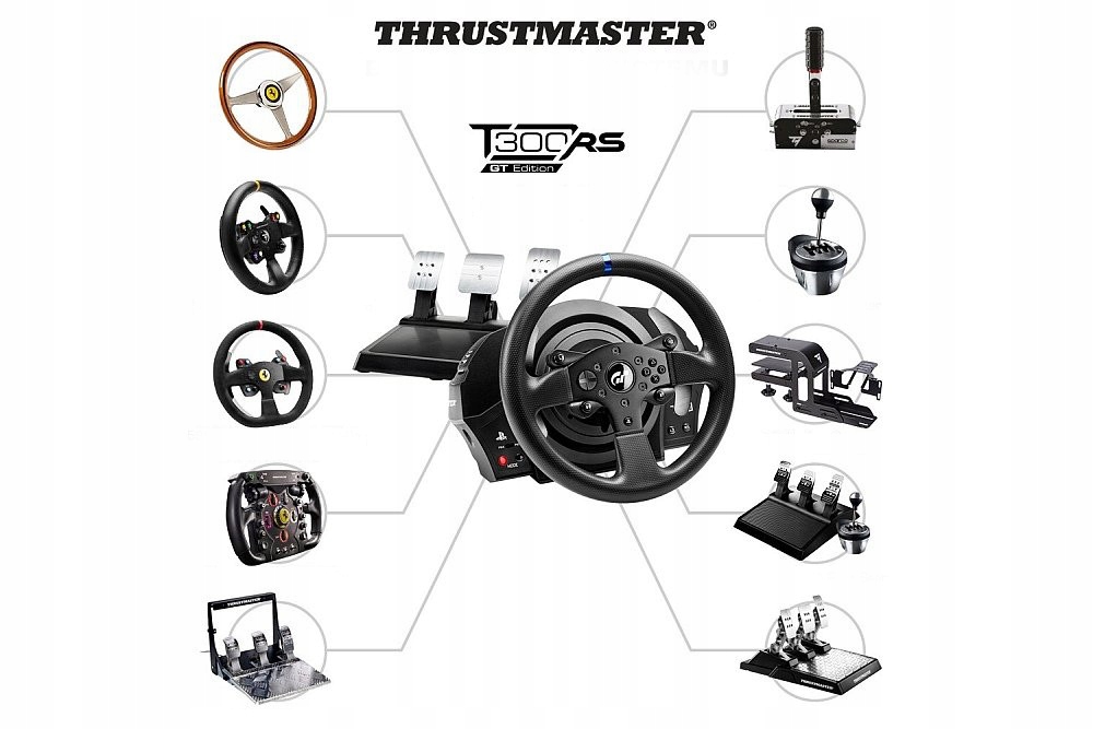 Thrustmaster T300RS GT Edition Volante PC/PS3/PS4/PS5